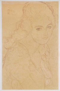 Retrato de Ria Munk III de Gustav Klimt