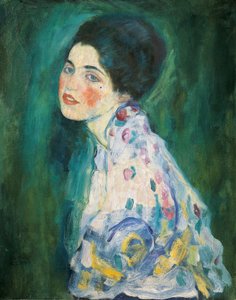 Retrato de uma senhora de Gustav Klimt