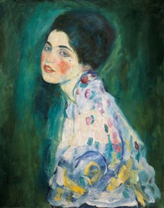 Retrato de uma jovem mulher de Gustav Klimt