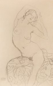 Nu sentado, ca 1914-1916. de Gustav Klimt