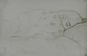 Nua Adormecida de Gustav Klimt