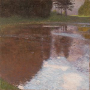 Lago Stiller (Egelsee, perto de Golling, Salzburgo) de Gustav Klimt