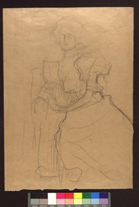 Studie zum Bildnis Sonja Knips