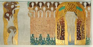 O Friso de Beethoven, pormenor de Gustav Klimt