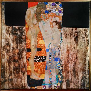 As três idades do homem de Gustav Klimt