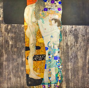 As três idades da mulher de Gustav Klimt