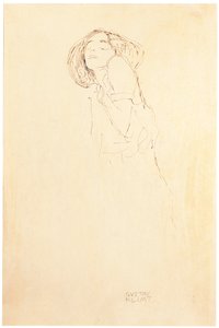 Mulher da esquerda de Gustav Klimt