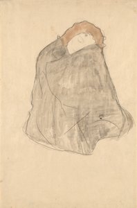 Mulher sentada, 1908-1909 de Gustav Klimt