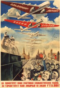 Viva o nosso feliz cartaz socialista da pátria, 1935