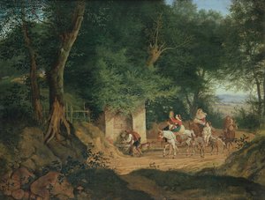 O poço na floresta de Ariccia, 1831