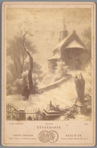 Fotoreprodução da pintura Abendmesse de Carl Arnold
Abendmesse (título sobre o objecto) de Gustav Schauer