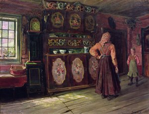 A Palestra (óleo sobre tela) de Gustav Wentzel