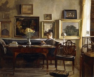 Um momento relaxante de Gustav Wilhelm Blom