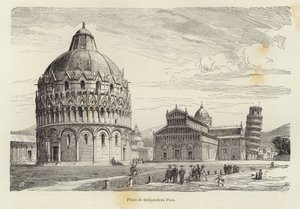 Praça da Catedral, Pisa de Gustave Bauernfeind