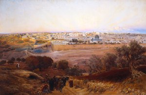 Jerusalém do Monte das Oliveiras, 1902