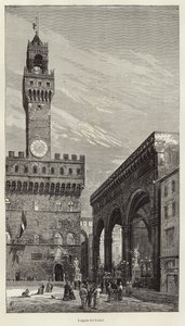 Loggia dei Lanzi de Gustave Bauernfeind