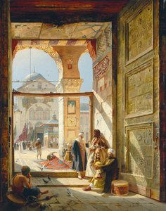 O Portão da Grande Mesquita Omíada, Damasco, 1890