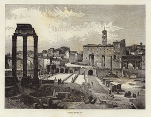 O Fórum Romano de Gustave Bauernfeind