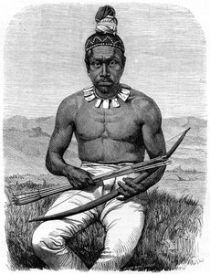 Nativo americano, Califórnia, século XIX.