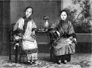 Comerciantes de mulheres, São Francisco, Califórnia, século XIX.