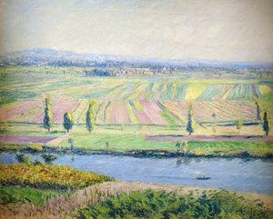 Francês:  La Plaine de Gennevilliers A planície de Gennevilliers a partir das colinas de Argenteuil de Gustave Caillebotte