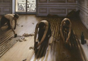 As aplainadoras de parquet de Gustave Caillebotte