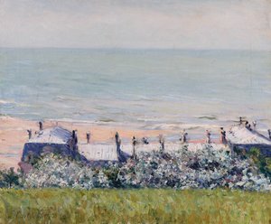 Os telhados do Hôtel des Roches Noires, Trouville de Gustave Caillebotte