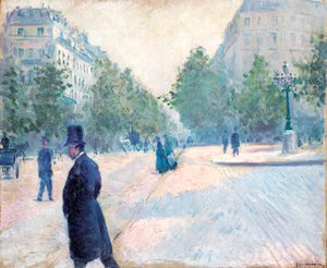 Santo Agostinho, clima enevoado, 1878 de Gustave Caillebotte