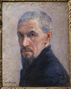 Retrato do artista - autorretrato (pintura sobre tela) de Gustave Caillebotte