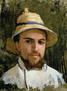 Auto-retrato com capacete de pith