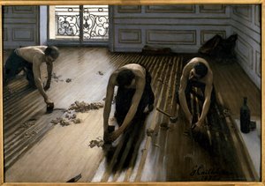 Os raspadores de chão de Gustave Caillebotte