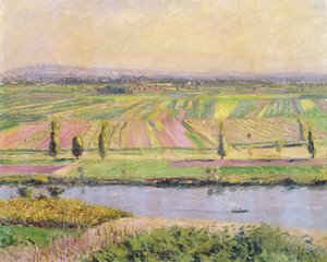 A planície de Gennevilliers das colinas de Argenteuil, 1888 de Gustave Caillebotte