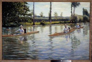 As perissoires. Quadro de Gustave Caillebotte de Gustave Caillebotte