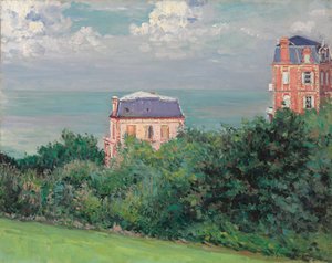 Villas em Villers-sur-Mer, 1880 de Gustave Caillebotte