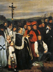 Um enterro em Ornans de Gustave Courbet