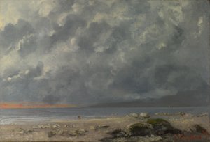 Cena de praia de Gustave Courbet