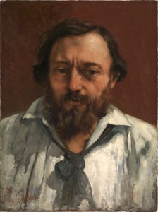 Retrato do poeta Pierre Dupont de Gustave Courbet