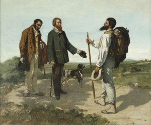 Olá Sr. Courbet de Gustave Courbet