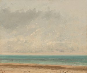 Mar calmo, 1866. de Gustave Courbet