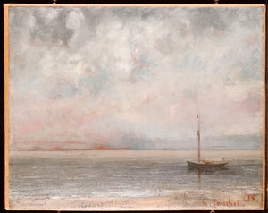 Nuvens no lago de Genebra, 1875 de Gustave Courbet
