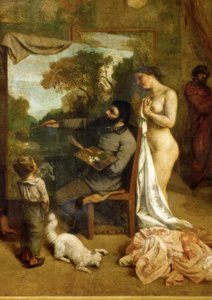 O estúdio de Gustave Courbet
