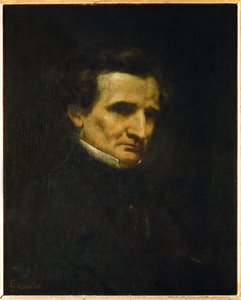 Hector Berlioz, compositor francês (óleo sobre tela) de Gustave Courbet