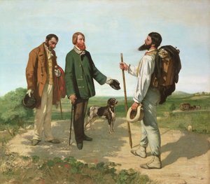 A reunião, ou Olá Sr. Courbet de Gustave Courbet