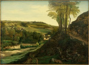 O vale de Ornans de Gustave Courbet