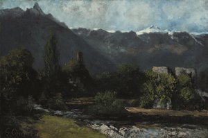 Le Glacier (óleo sobre tela) de Gustave Courbet