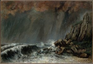 Marinha: A tromba marinha de Gustave Courbet