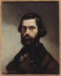 Retrato de Jules Vallès (1832-1885), escritor. de Gustave Courbet