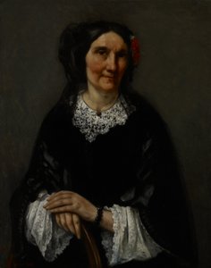 Retrato de Anika Psalmon, Sra. de Robin de Gustave Courbet