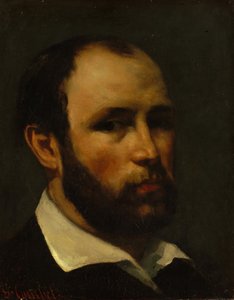 Retrato de um homem, provavelmente ca. 1862. de Gustave Courbet