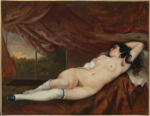 Nu feminino reclinado, 1862
